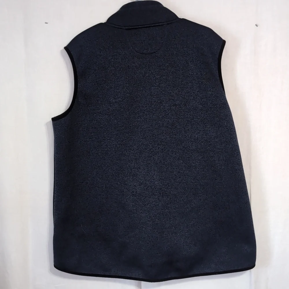 Ascend Men's Heather Blue Fleece Full Zip Vest Size XXL